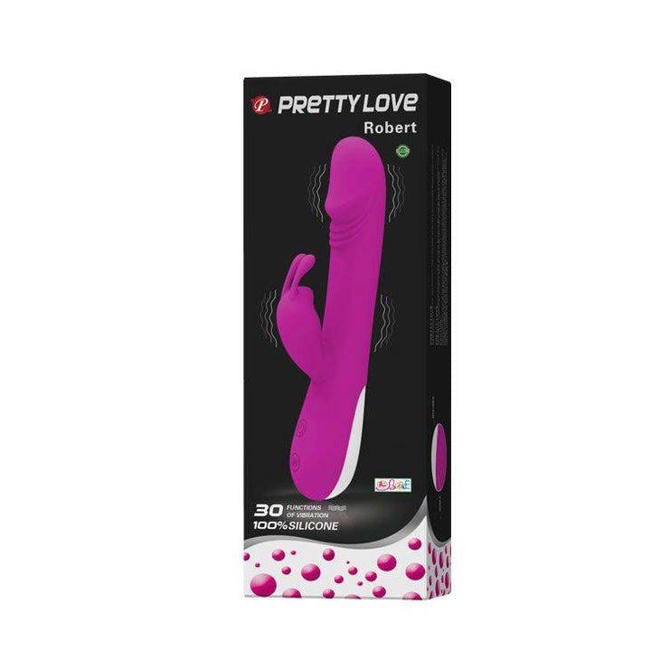 PRETTY LOVE - FLIRTATION ROBERT VIBRATOR MIT KLITORIS-STIMULATOR - INTIM SPACE Online Sexshop