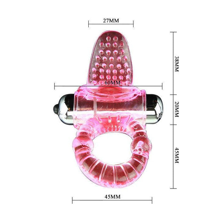 BAILE - SWEET ABS 10 RHYTHMS RING ROSA VIBRATOR PENISRING - INTIM SPACE Online Sexshop