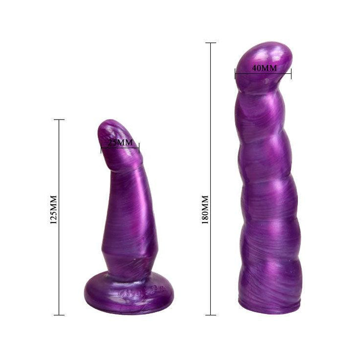 BAILE - WEIBLICHES ANAL UND VAGINALGESCHIRR FLIEDER G-PUNKT 17 CM - INTIM SPACE Online Sexshop