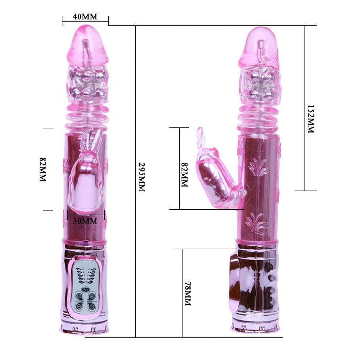 BAILE - POCHENDER BUNNY PINK RAMPANT ROTATOR - INTIM SPACE Online Sexshop