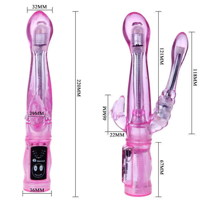 BAILE - FLEXIBLER VIBRATOR MIT ANALSTIMULATOR - INTIM SPACE Online Sexshop