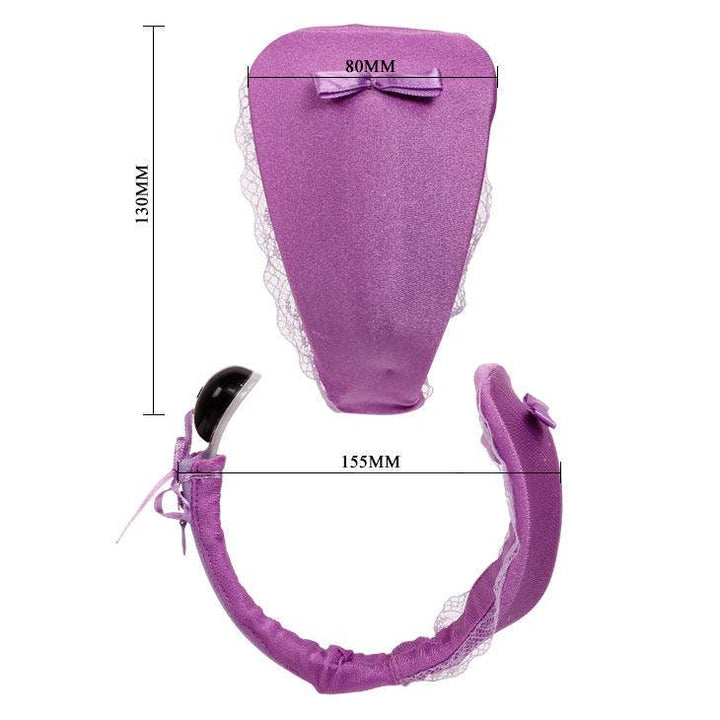 BAILE - TANGA MIT VIBRATOR MIT FLIEDER FERNBEDIENUNG - INTIM SPACE Online Sexshop