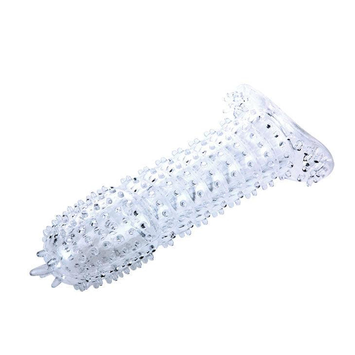 BAILE - PENISHÜLLE MIT TRANSPARENTEN REIZPUNKTEN 14 CM - INTIM SPACE Online Sexshop