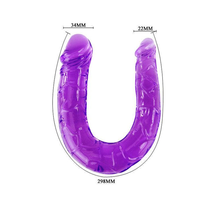 BAILE - DOPPELDILDO IN FLIEDER FLEXIBLER GELEE - INTIM SPACE Online Sexshop