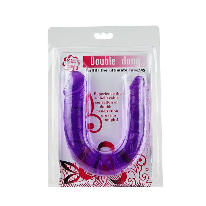 BAILE - DOPPELDILDO IN FLIEDER FLEXIBLER GELEE - INTIM SPACE Online Sexshop