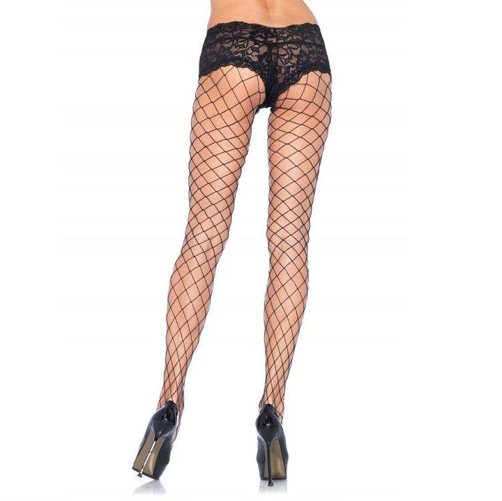 LEG AVENUE - NETZHOSE MIT SPITZENSHORTS - INTIM SPACE Online Sexshop