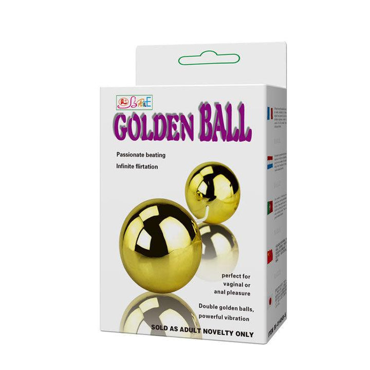 BAILE - GOLDENER VIBRATOR MIT CHINESISCHEN BLLEN - INTIM SPACE Online Sexshop