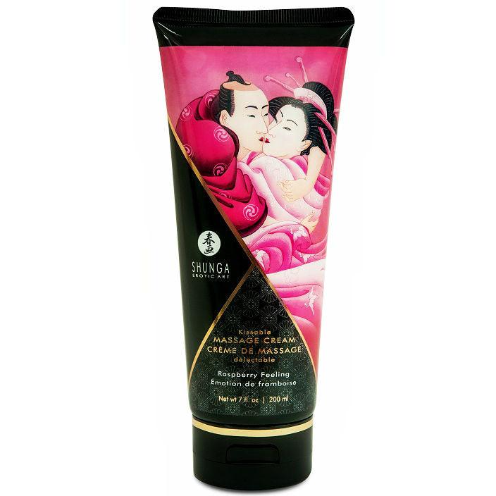 SHUNGA - HIMBEER-MASSAGECREME 200 ML - INTIM SPACE Online Sexshop