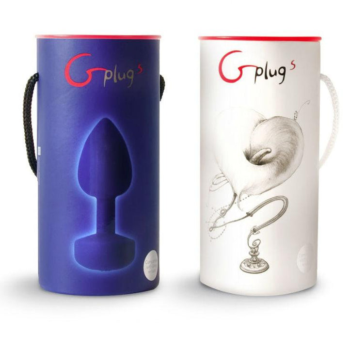 G-VIBE - FUNTOYS GPLUG ANAL VIBRATOR WIEDERAUFLADBAR GROSSE HIMMELBLAU 3,9 CM - INTIM SPACE Online Sexshop