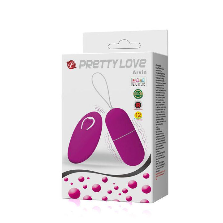 PRETTY LOVE - ARVIN VIBRIERENDES EI FERNBEDIENUNG 12V - INTIM SPACE Online Sexshop