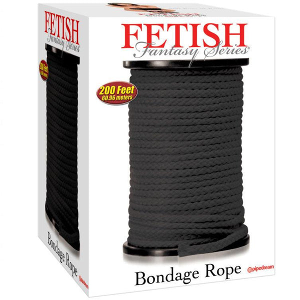 FETISH FANTASY SERIES - BONDAGESEIL SCHWARZ 60,96 METER - INTIM SPACE Online Sexshop