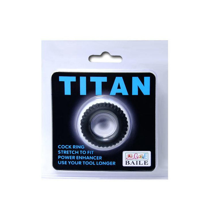 BAILE - TITAN COCKRING SCHWARZ 1.9 CM - INTIM SPACE Online Sexshop