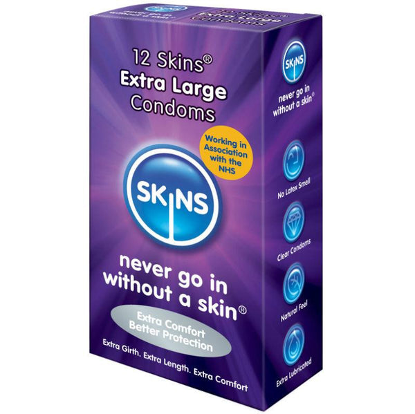 SKINS - HAUTKONDOM EXTRA GROSS 12 PACK - INTIM SPACE Online Sexshop