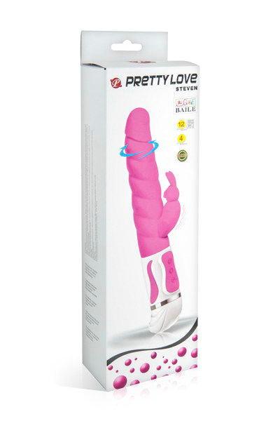 PRETTY LOVE - SMART STEVEN RABBIT ROSA - INTIM SPACE Online Sexshop