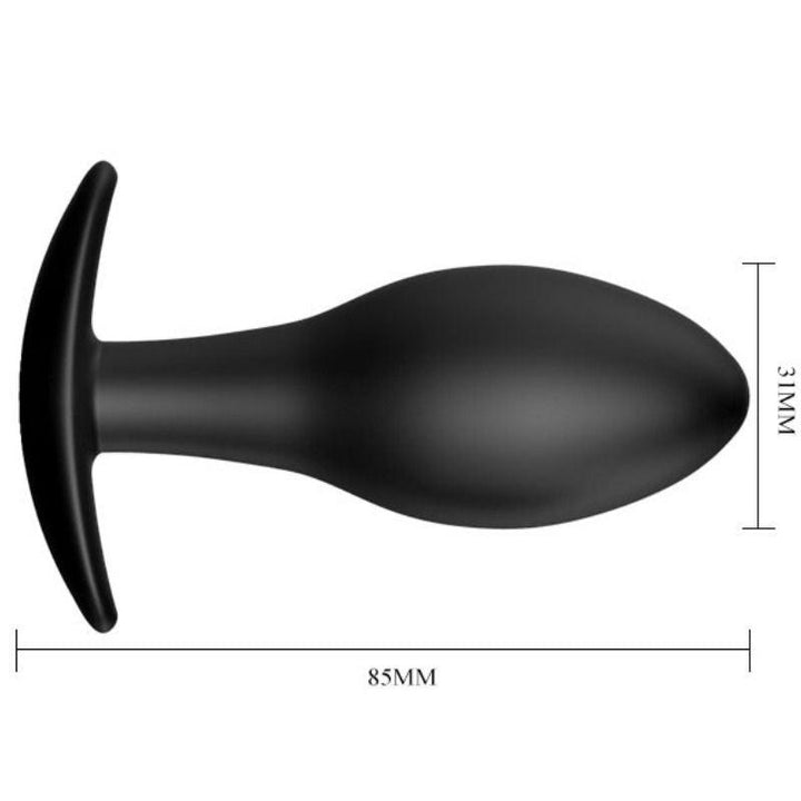 PRETTY LOVE - ANAL PLUG SILIKONANKER 8.5 CM SCHWARZ - INTIM SPACE Online Sexshop