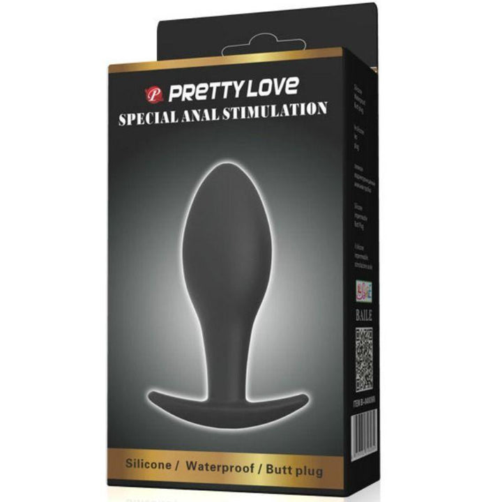 PRETTY LOVE - ANAL PLUG SILIKONANKER 8.5 CM SCHWARZ - INTIM SPACE Online Sexshop