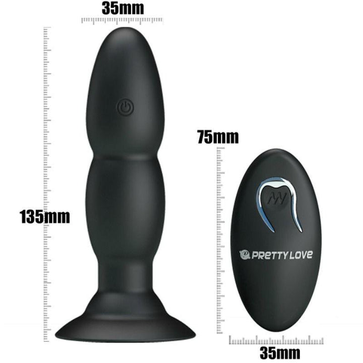 PRETTY LOVE - PLUG VIBRATOR UND ROTATION DURCH FERNBEDIENUNG - INTIM SPACE Online Sexshop