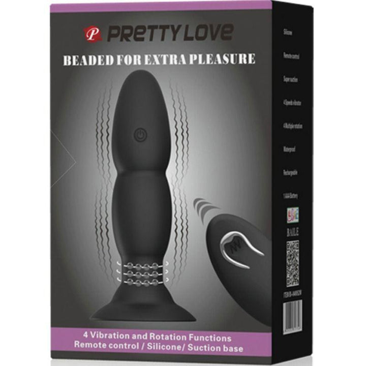 PRETTY LOVE - PLUG VIBRATOR UND ROTATION DURCH FERNBEDIENUNG - INTIM SPACE Online Sexshop