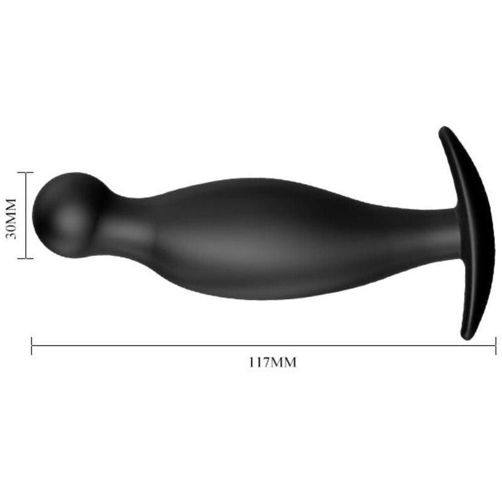 PRETTY LOVE - SILIKON ANALPLUG 11.7 CM SCHWARZ - INTIM SPACE Online Sexshop