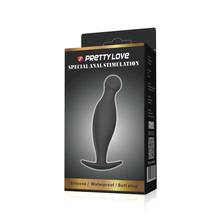 PRETTY LOVE - SILIKON ANALPLUG 11.7 CM SCHWARZ - INTIM SPACE Online Sexshop