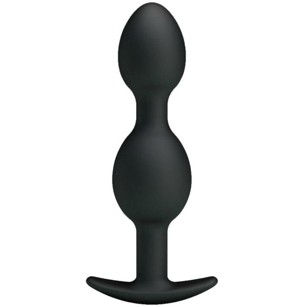 PRETTY LOVE - SILIKON ANALKUGELN 12.5 CM SCHWARZ - INTIM SPACE Online Sexshop