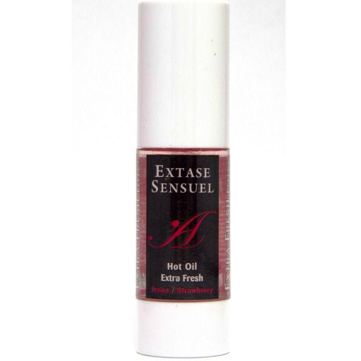 EXTASE SENSUAL - MASSAGEÖL MIT EXTRA FRISCHEM ERDBEER EFFEKT 30 ML - INTIM SPACE Online Sexshop