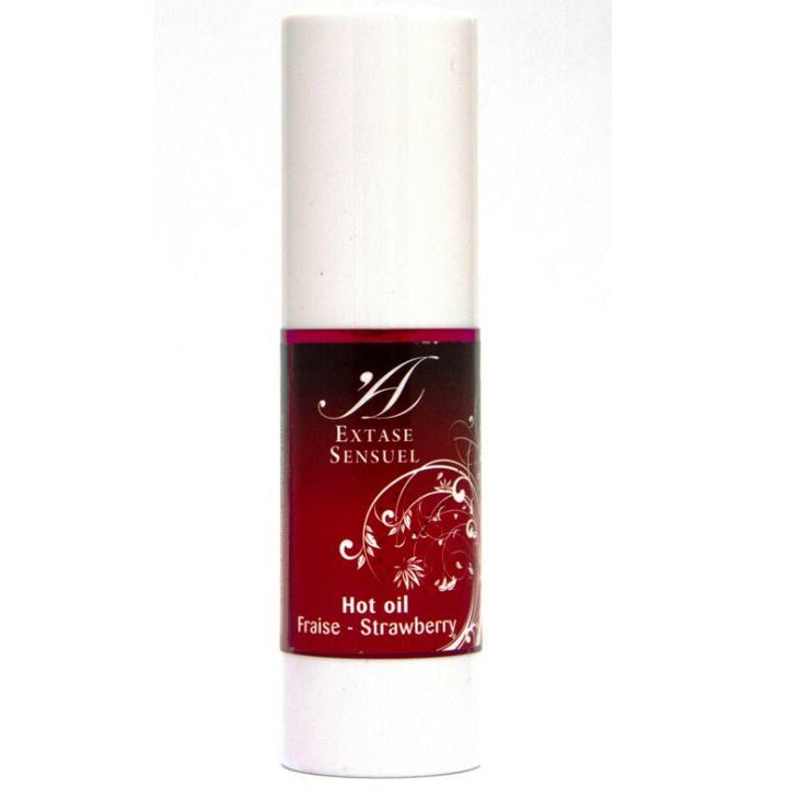 EXTASE SENSUAL - ERDBEER WRMESTIMULIERENDES ÖL 30 ML - INTIM SPACE Online Sexshop