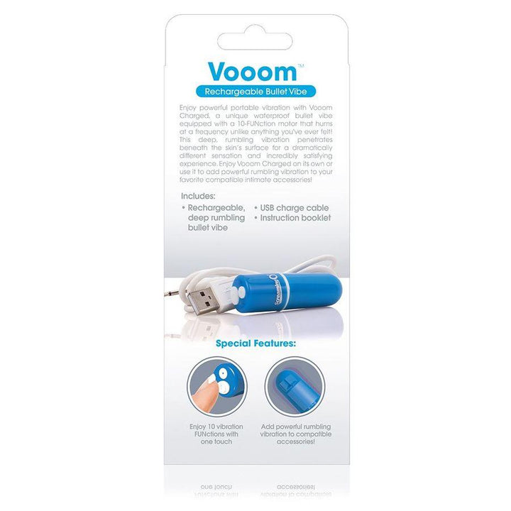 SCREAMING - - WIEAUFLADBARES VIBRIERENDES BULLET VOOOM BLAU - INTIM SPACE Online Sexshop