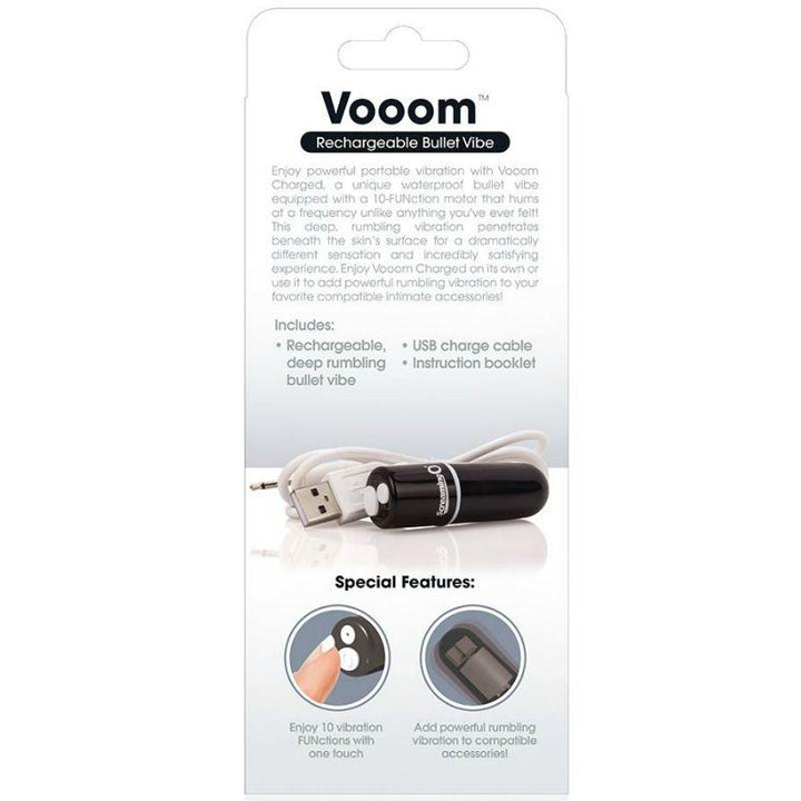 SCREAMING - - WIEAUFLADBARE VIBRIERBULLET VOOOM SCHWARZ - INTIM SPACE Online Sexshop