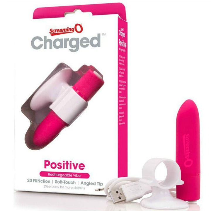 SCREAMING - - WIEAUFLADBARES MASSAGER POSITIV ROSA - INTIM SPACE Online Sexshop