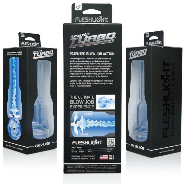 FLESHLIGHT - TURBO THRUST BLUE ICE - INTIM SPACE Online Sexshop