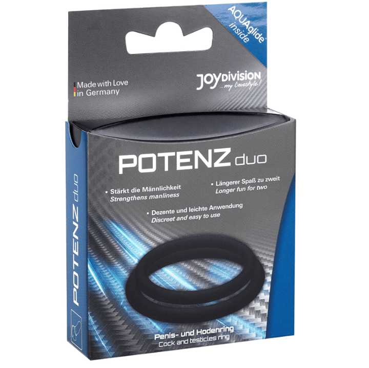 JOYDIVISION POTENZDUO - RINGE SCHWARZ - M - INTIM SPACE Online Sexshop