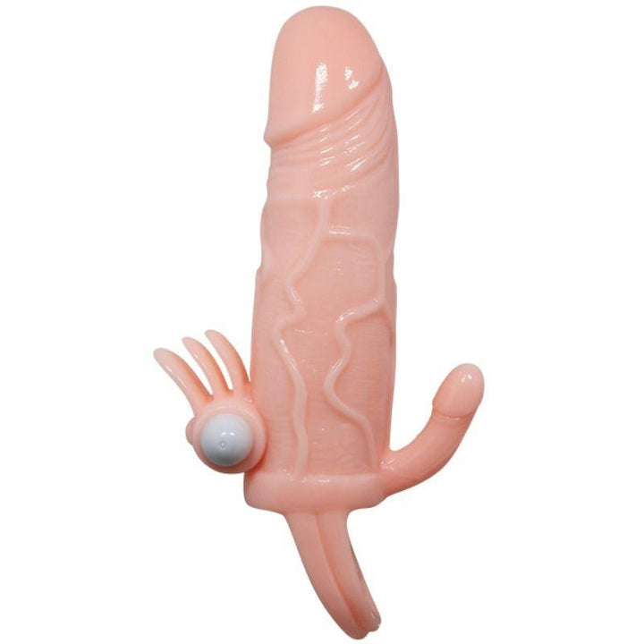 BAILE - BRAVE MAN PENISHÜLLE MIT KLITORIS UND ANALSTIMULATION FLEISCH 16.5 CM - INTIM SPACE Online Sexshop