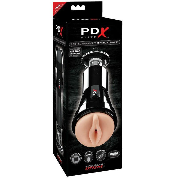 PDX ELITE - VIBRIERENDER STROKER MIT HAHNKOMPRESSOR - INTIM SPACE Online Sexshop