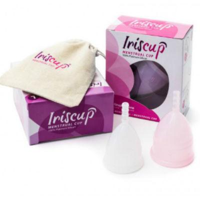 IRISCUP - KLEINER ROSA MONATSBECHER - + KOSTENLOSER STERILISATORBEUTEL - INTIM SPACE Online Sexshop