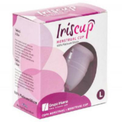 IRISCUP - GROSSER ROSA MONATSTASSE - KOSTENLOSER STERILISATORBEUTEL - INTIM SPACE Online Sexshop