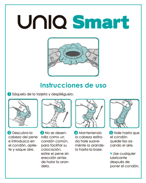 UNIQ - SMART LATEX FREE PRE-ERECTION CONDOMS - UNITS - INTIM SPACE Online Sexshop