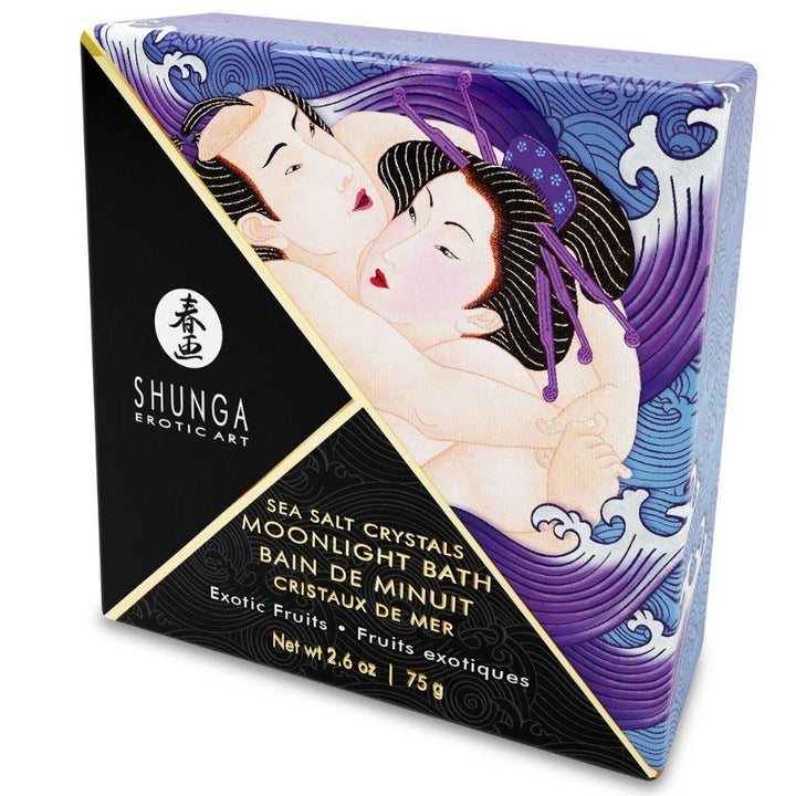 SHUNGA - BADESALZ MIT EXOTISCHEM LILA-GESCHMACK 75 GR - INTIM SPACE Online Sexshop