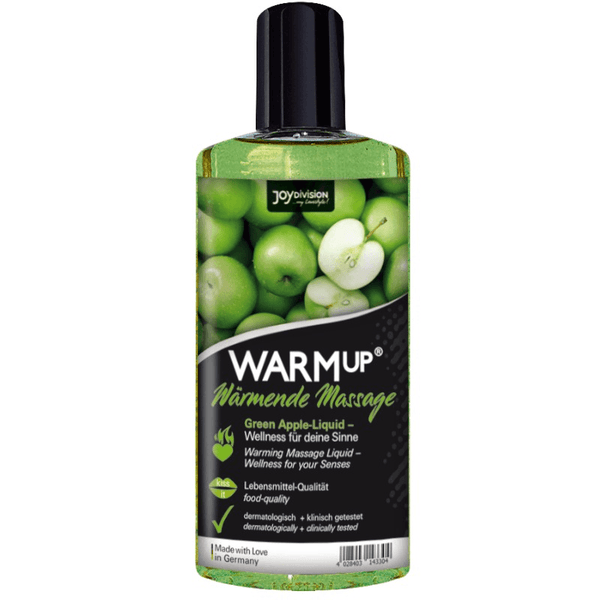 JOYDIVISION WARMUP - WARMUP GRÜNES APFEL-MASSAGEÖL - 150 ML - INTIM SPACE Online Sexshop