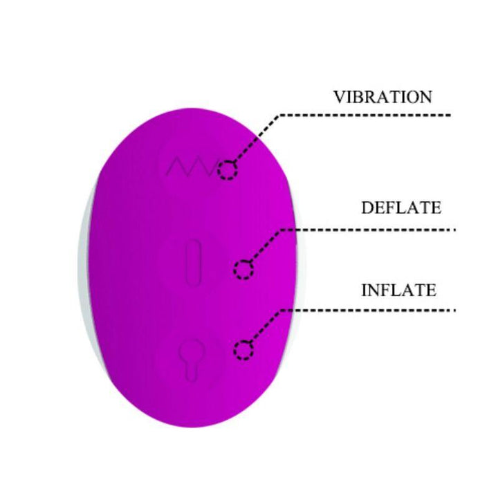 PRETTY LOVE - DEMPSEY WIEDERAUFLADBARER AUFBLASBARER VIBRATOR - INTIM SPACE Online Sexshop