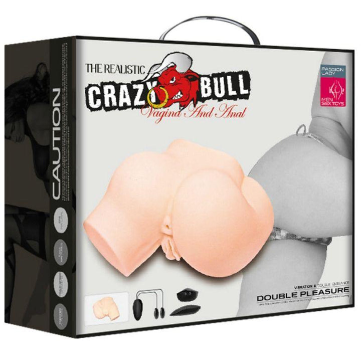 CRAZY BULL - HINTERN MIT REALISTISCHER VAGINA UND ANUS UND VIBRATION - INTIM SPACE Online Sexshop