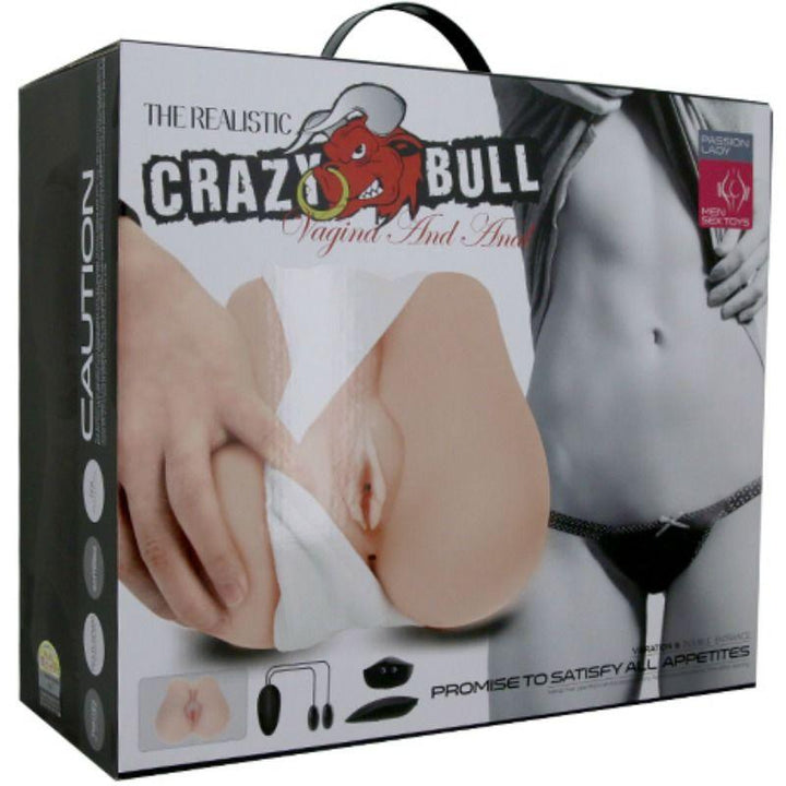 CRAZY BULL - REALISTISCHE VAGINA UND ANUS MIT VIBRATIONSPOSITION 3 - INTIM SPACE Online Sexshop