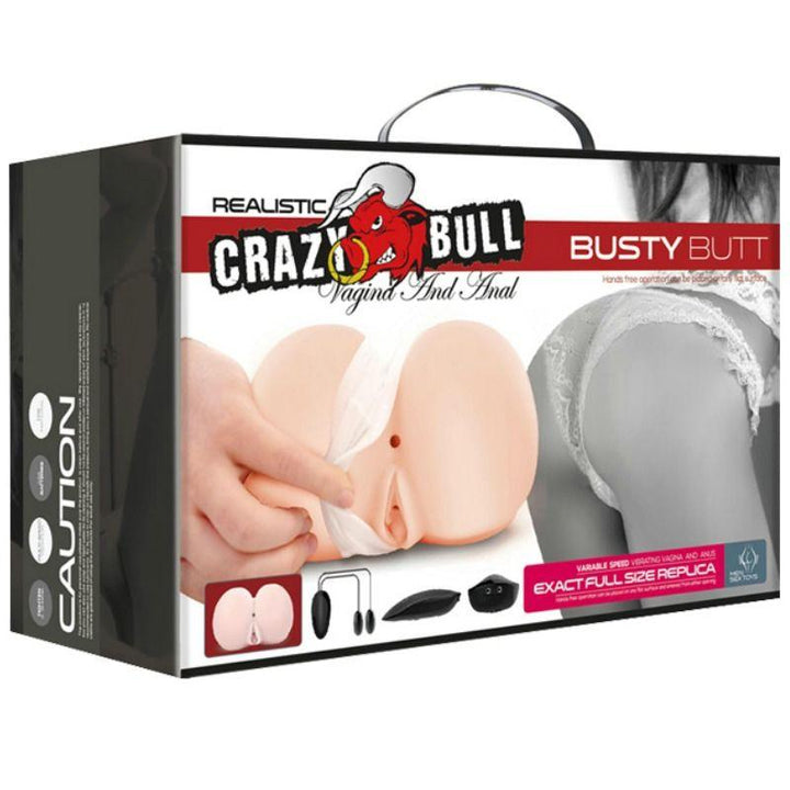 CRAZY BULL - REALISTISCHE VAGINA UND ANUS MIT VIBRATIONSPOSITION 6 - INTIM SPACE Online Sexshop