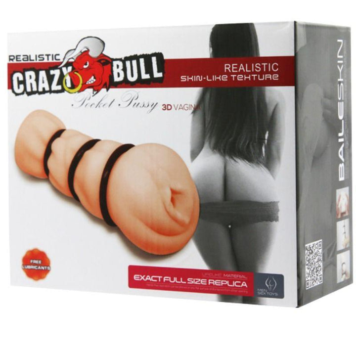 CRAZY BULL - VAGINA MASTURBATOR MIT RINGEN - INTIM SPACE Online Sexshop