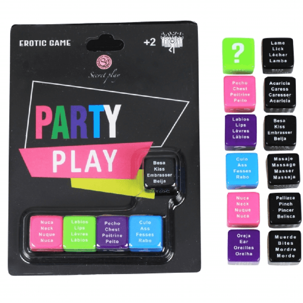 SECRETPLAY - GAME PARTY PLAY - WÜRFEL (ES/PT/EN/FR) - INTIM SPACE Online Sexshop