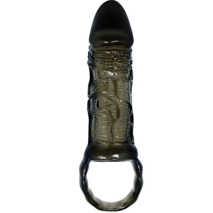 BAILE - PENIS EXTENDER COVER MIT GURT FÜR HODEN SCHWARZ 13.5 CM - INTIM SPACE Online Sexshop