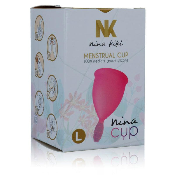 NINA KIKÍ - MENSTRUAL CUP ROSA - GRÖSSE L - INTIM SPACE Online Sexshop