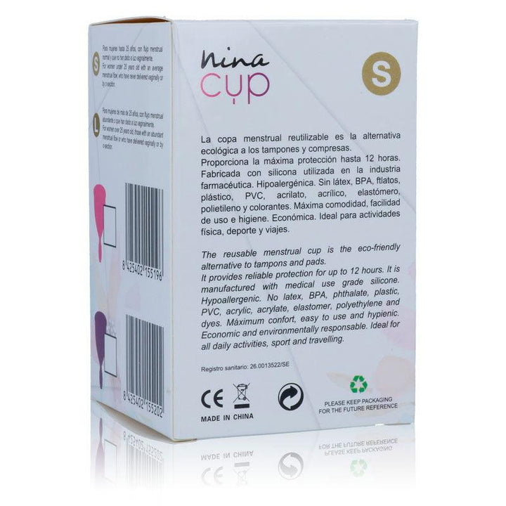 NINA KIKÍ - MENSTRUAL CUP ROSA - GRÖSSE S - INTIM SPACE Online Sexshop