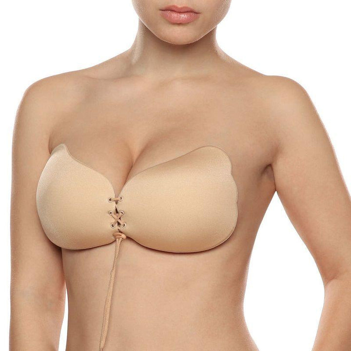 BYE-BRA - LACE-IT ENHANCEMENT PUSH-UP BEIGE CUP A - INTIM SPACE Online Sexshop