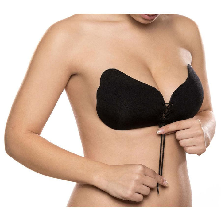 BYE-BRA - LACE-IT ENHANCEMENT PUSH-UP SCHWARZ CUP A - INTIM SPACE Online Sexshop